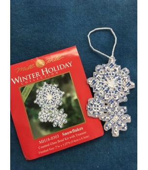 Snowflakes Beaded Ornament Kit